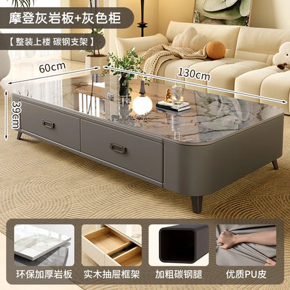 Cheap Cute Coffee Table Clear Simple Designer Modern Luxury Decoration Side Table Writing Mesas Bajas Living Room Furniture - Kimlud