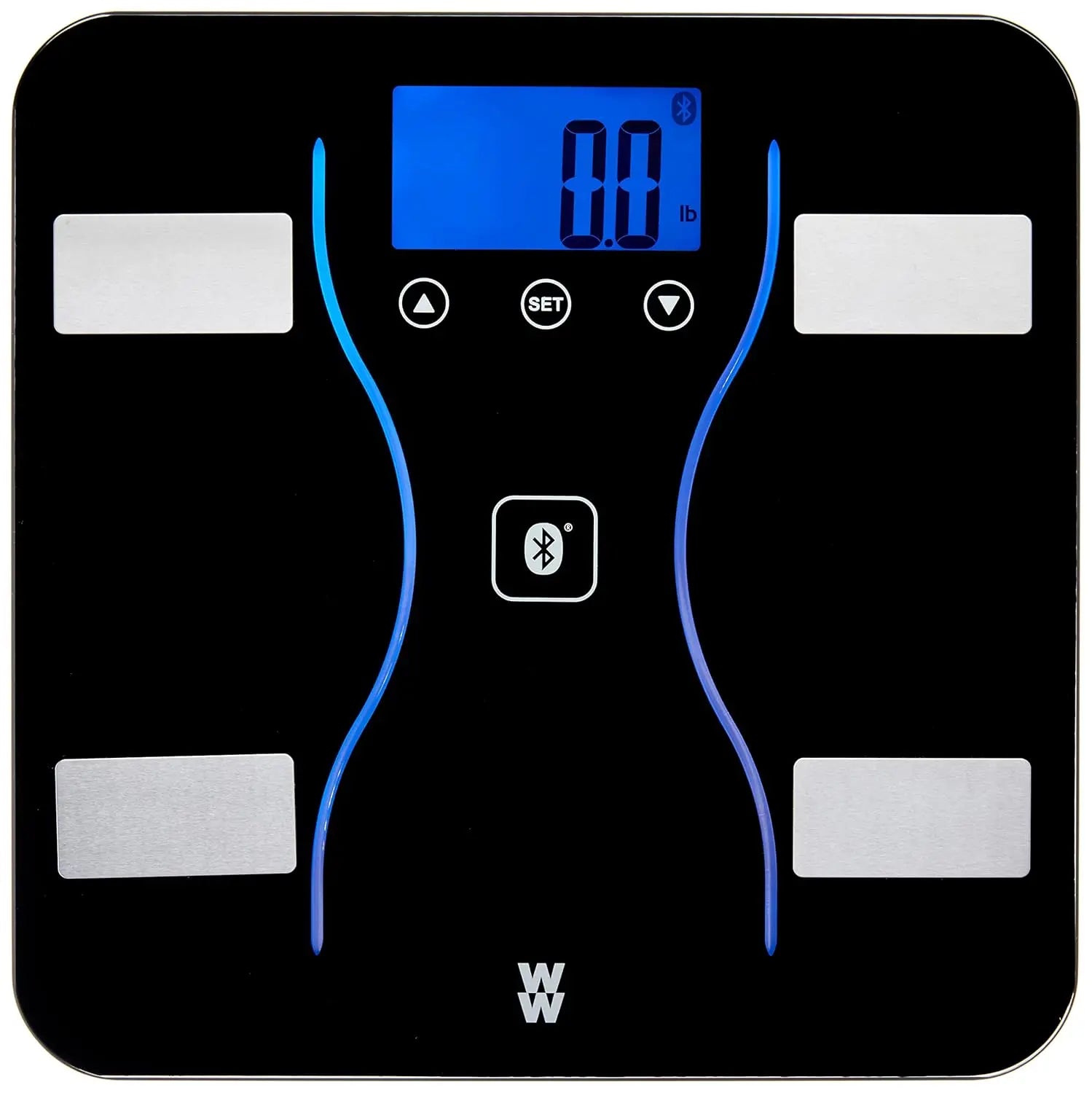 Digital Bluetooth Bathroom Scale with BMI and Body Fat Analysis, Supports 9 Users up to 400 Lbs, Black | Kimlud Luxury Rug