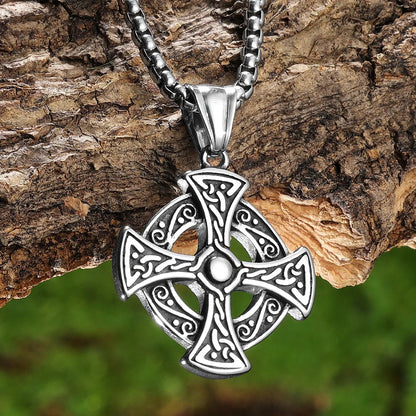 Craving Cross Totem Men Necklaces With Pendant Stainless Steel Jewelry For Male Women Punk Hip Hop Accessories Gifts Wholesale