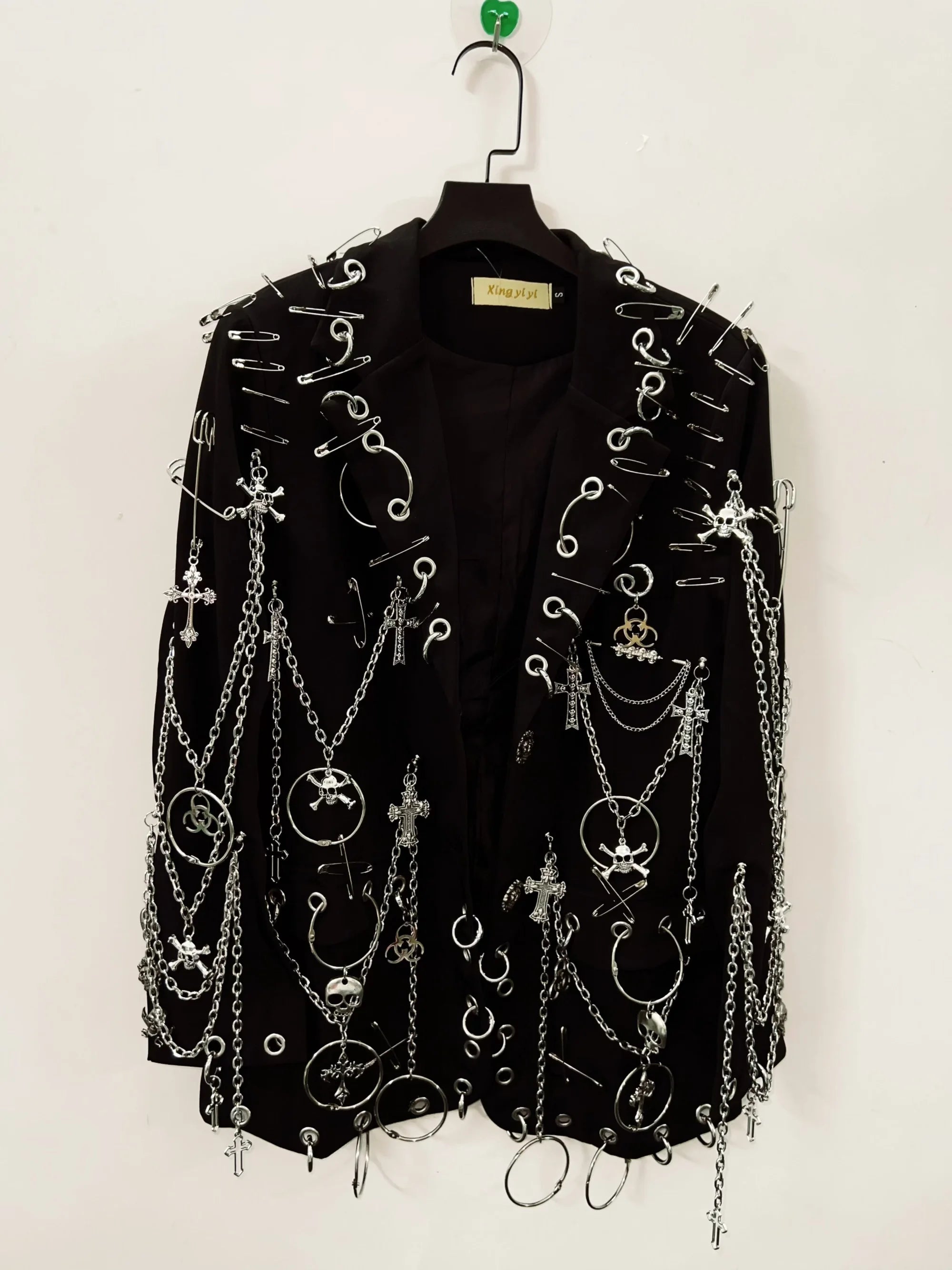 Harajuku Suit gothic clothes  y2k Suit y2k fashion Gothic Suit Punk Suit  Cross Suit e girl clothes Skull Suit  vintage Suit