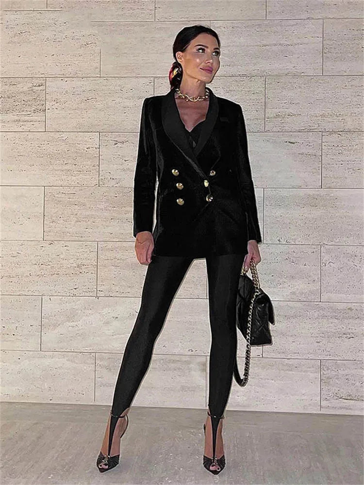 Korean Fashion Winter Black High Waisted Skinny Y2K Women Pants Sexy Glitter Casual Club 2022 Leggings Pants Long