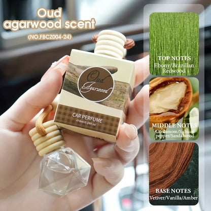 Car Air Freshener Mini Aromatherapy Essential Oil Odor Eliminator Kit Humidifier Gift Box Air Purifier Car Diffuser Long...
