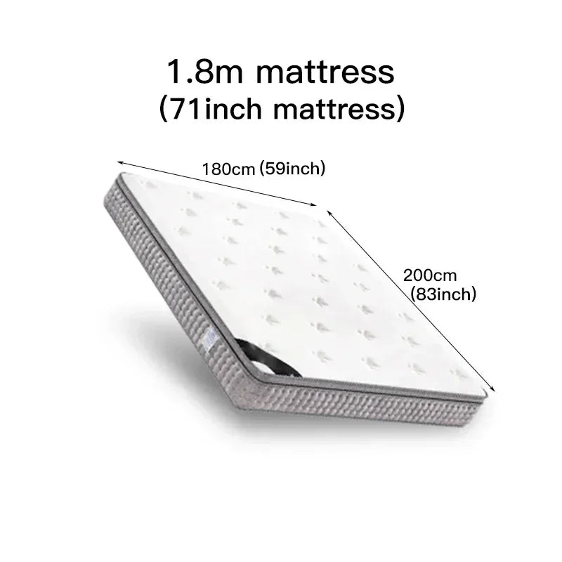 High-end Double Bed Luxury Bedroom Furniture Set Customizable Villa Bedroom Furniture Black Mattress King/Queen Size Bed...