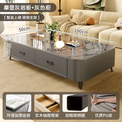 Cheap Cute Coffee Table Clear Simple Designer Modern Luxury Decoration Side Table Writing Mesas Bajas Living Room Furniture - Kimlud