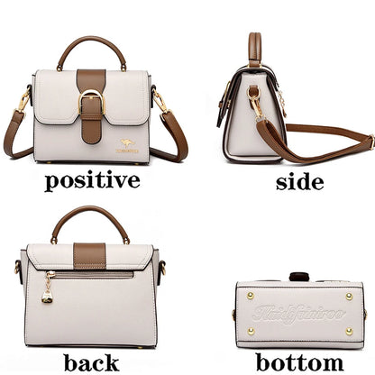 Luxury Brand 2023 Women's Simple Shoulder Bags Designer Women's Handbags Fashion Flap Crossbody Bag High Quality Vintage Handbag - Kimlud