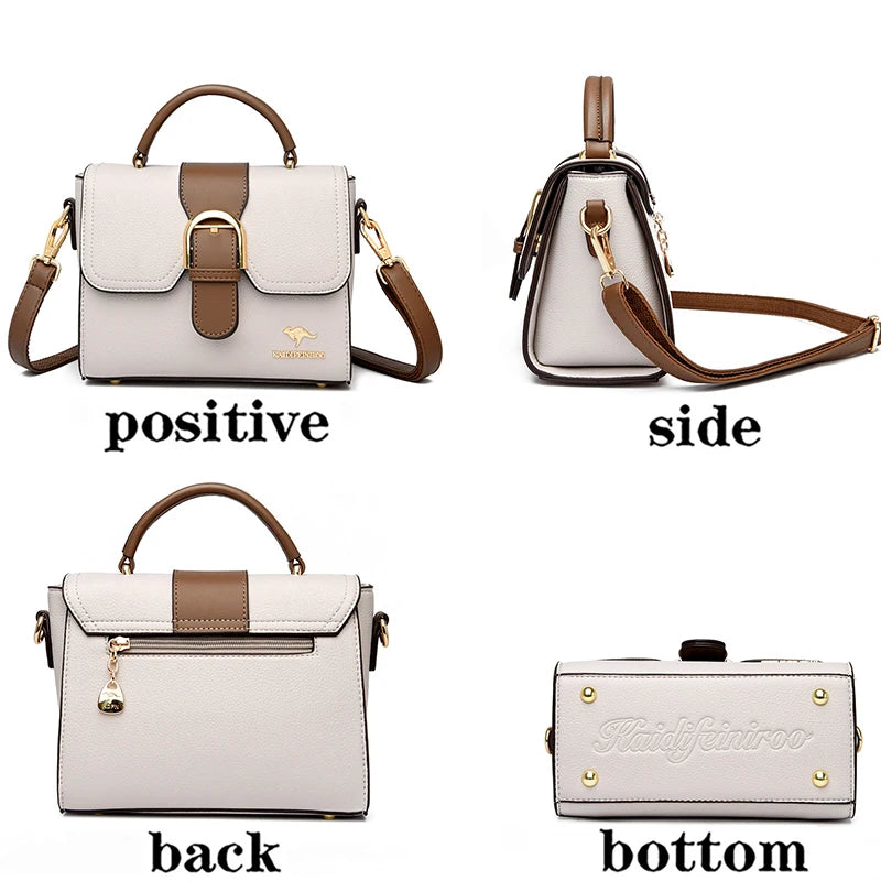 Luxury Brand 2023 Women's Simple Shoulder Bags Designer Women's Handbags Fashion Flap Crossbody Bag High Quality Vintage Handbag - Kimlud