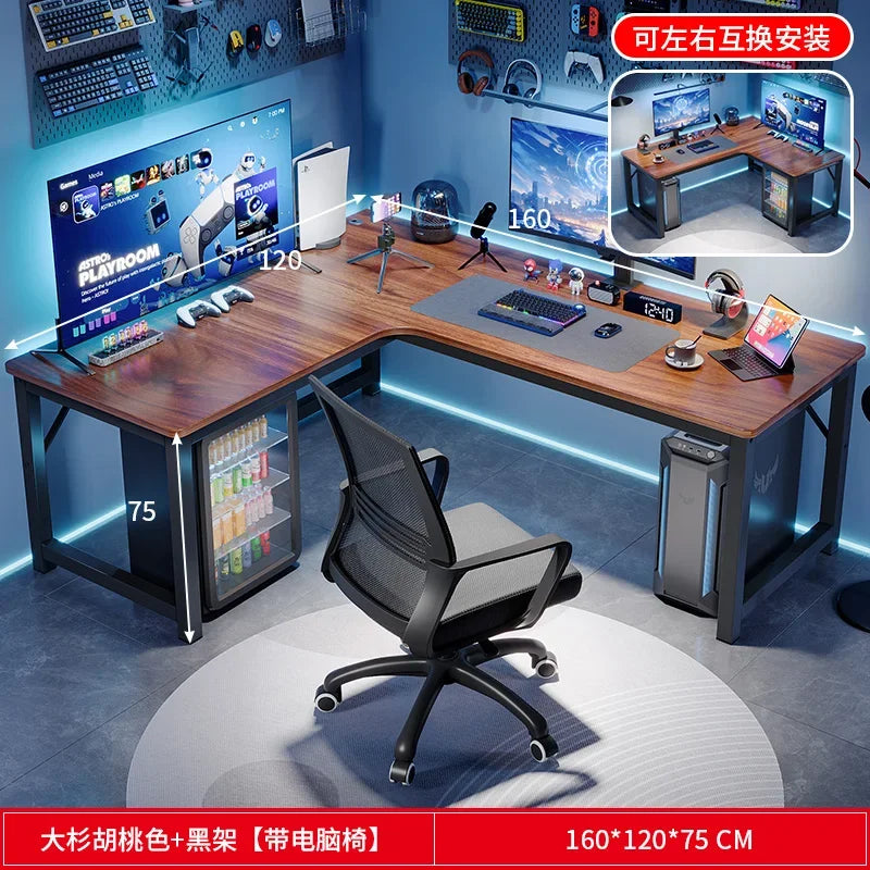 Study Storage Computer Desks Gaming Reading Pc Ergonomic Table Keyboard Notebook Accessories Mesas De Computador Home Furniture - Kimlud