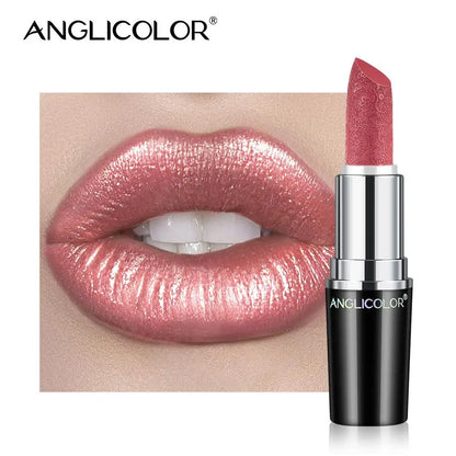 Makeup Non-sticky Non-fading Lipstick Pearlescent Long-lasting Moisturizing Fine Glitter Lip Gloss Hydrating Waterproof Lips Hot
