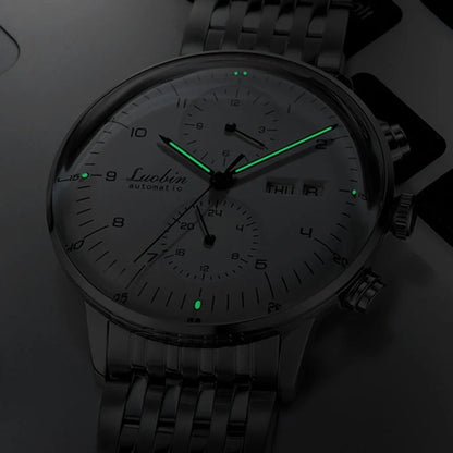 Mens Fashion Mechanical Watches Business Automatic Wristwatch Stainless Steel Luminous Designer Clock Reojes De Hombre...
