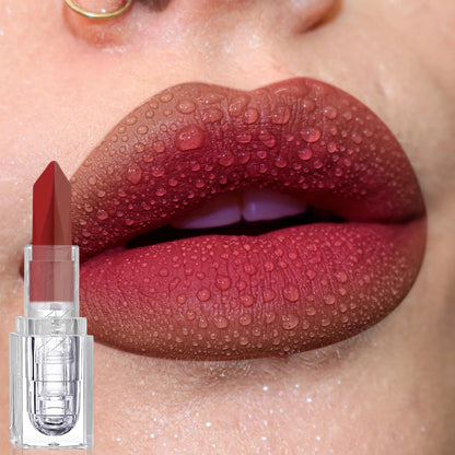 Nude Matte Lipstick Waterproof Lip Sticks Not Fading Sexy Red Velvet Lipsticks for Women Make Up Long Lasting Lip Cosmetics