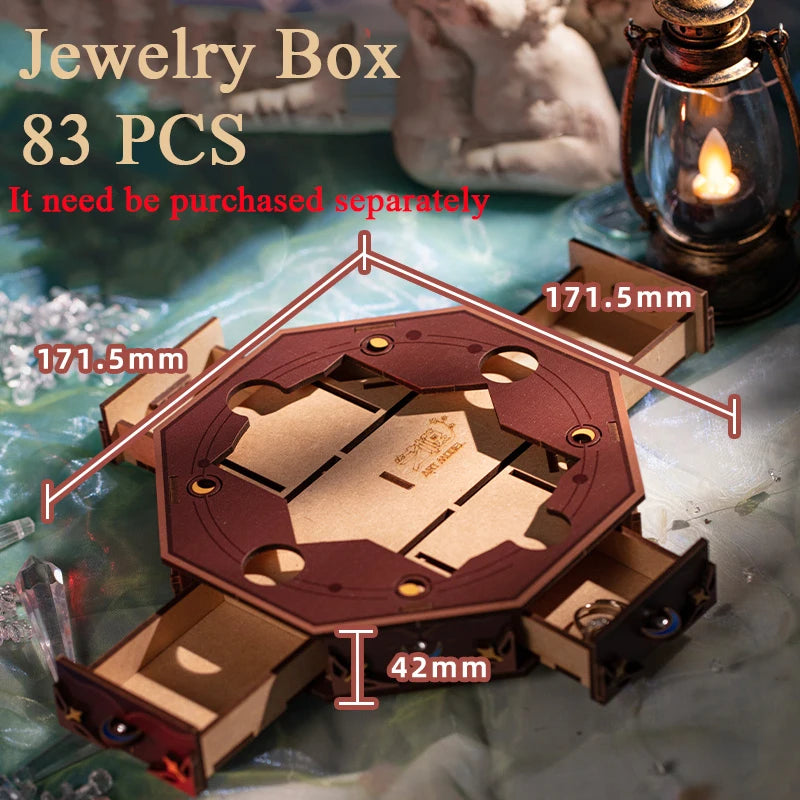 DIY 3D Wooden Metal Puzzle Miniature Model Building Kits Constellation Universe Assembly Jigsaw Puzzles for Girls Birthday Gifts