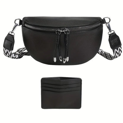 TINYAT Women's Fashion Crossbody Bags Waterproof Bohemian Style Large Capacity Chest Bags Outdoor Party Travel Waist Bags