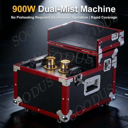 600W/900W Stage Single Double Fog Machine DMX512 Control Fog Hazer Mist Spraying Machine for DJ Disco Wedding Night Bar...