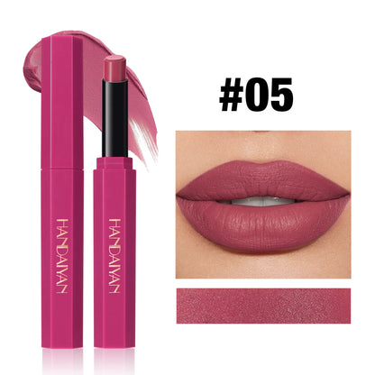 Red Matte Velvet Lipstick Waterproof Lasting Brown Lipstick Pencil Non Stick Cup Moisturize Lipstick Not Fading Sexy...