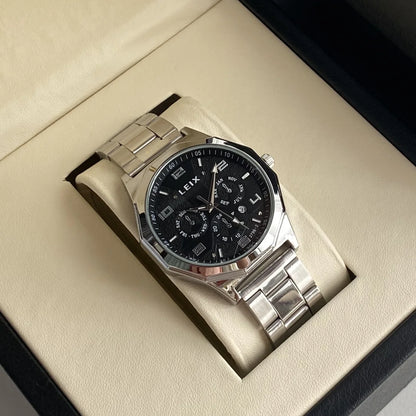 Men's Analog Quartz Watch with Date Stainless Steel Band Wristswatch for Man Casual Sports Watches Clock Male Relogio Masculino