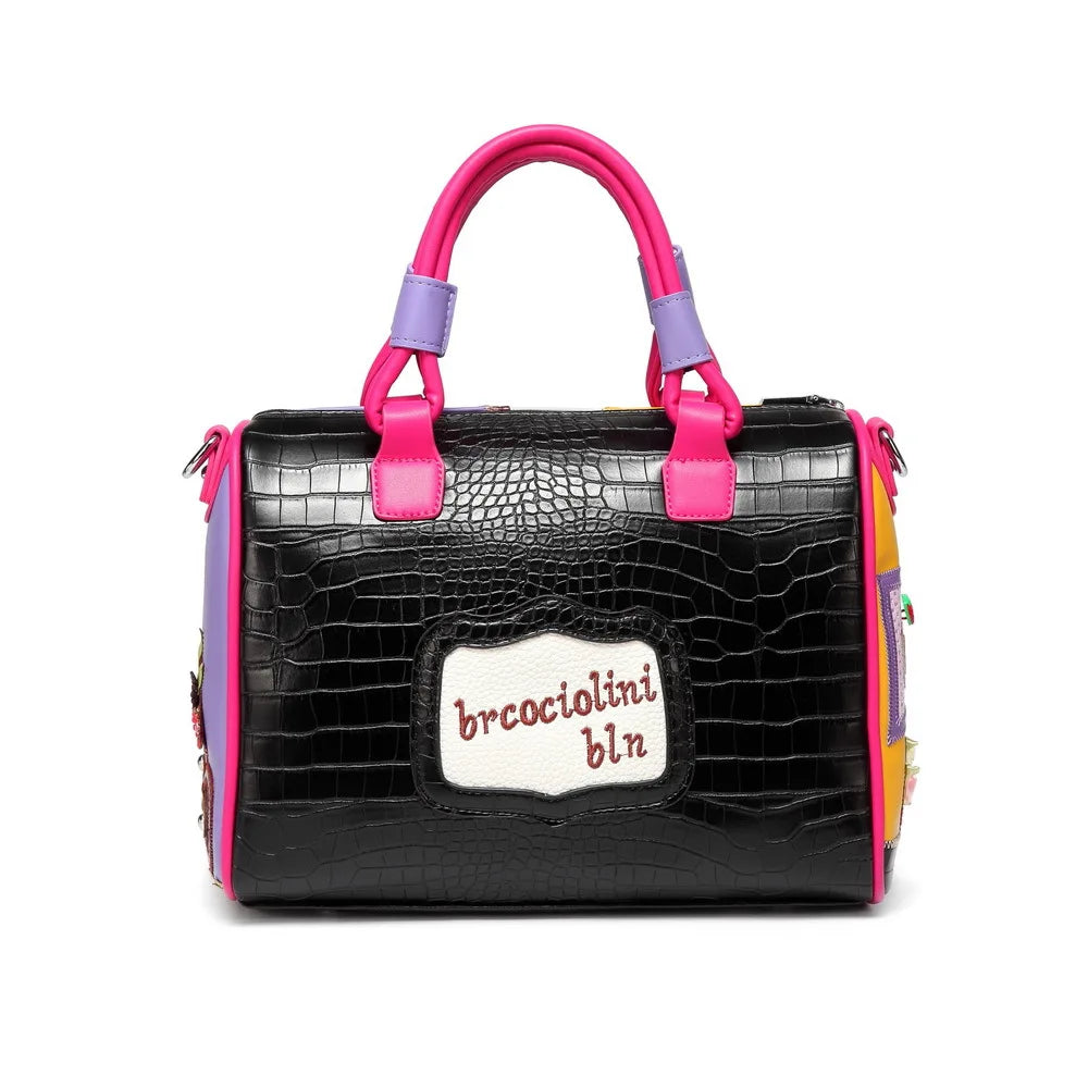 Luxury Women Pu Leather Handbag Fashion Large Capacity Female Shoulder Bags High Quality Ladies Boston Crossbody Bag Casual Tote - Kimlud