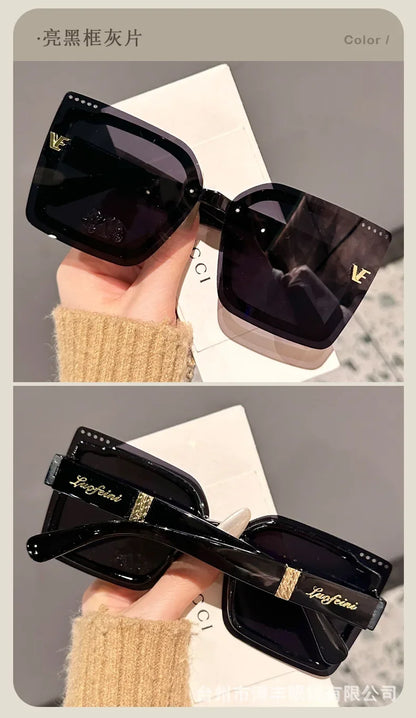 New Cool Rimeless Polarized Sunglasses Women Oversized Square Sun Glasses Ladies UV400 Classic Goggle Oculos De Sol...