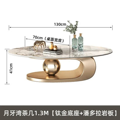 Nordic Living Room Coffee Tables Modern Design Decor Oval Coffee Tables Minimalist Mesa De Centro De Sala Home Furniture...