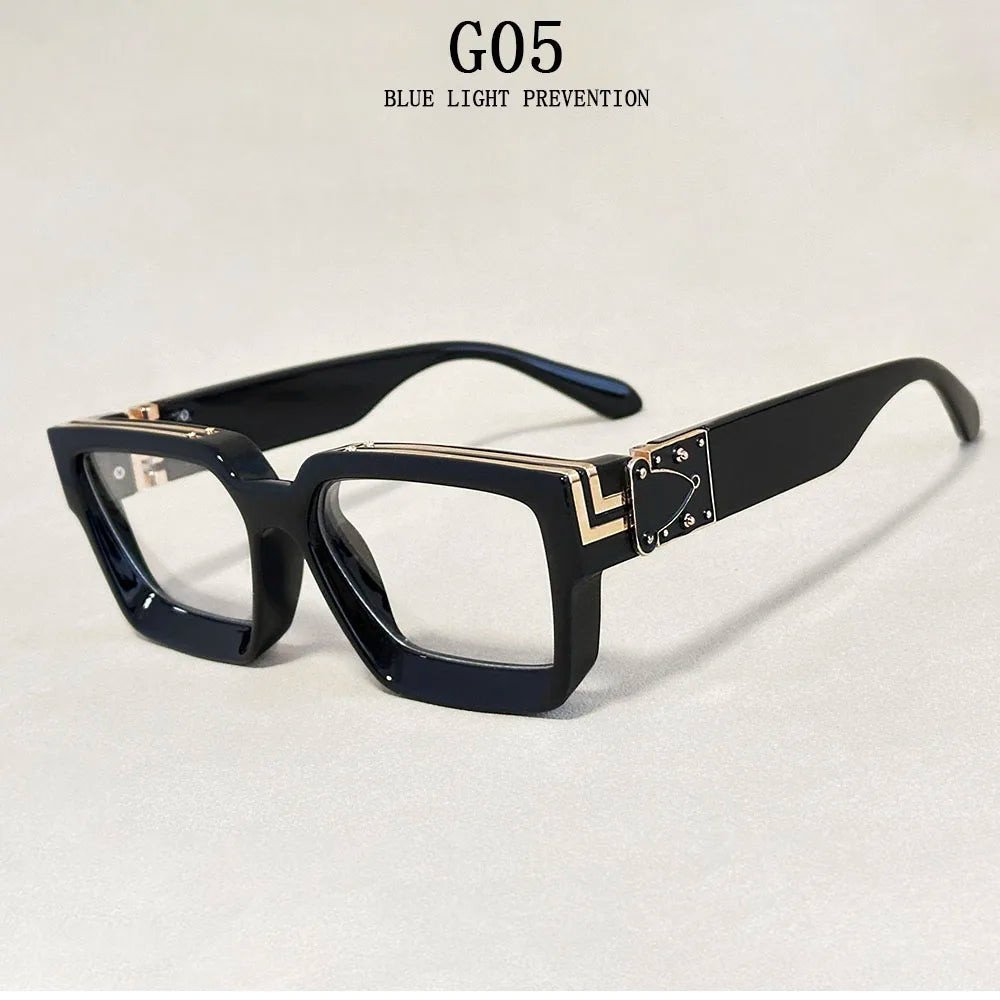 Senior Square Sunglass Men Vintage Millionaire Sunglasses Women Silver Retro Fashion Glasses Dropshipping Gafas De Sol Hombre