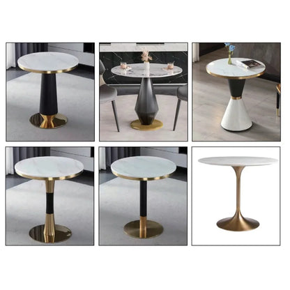 New modern simple living room coffee table office gold coffee table set - Kimlud