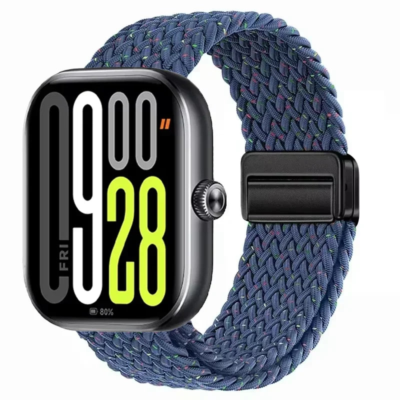 Magnetic Braided Nylon Loop Band for Xiaomi Redmi Watch 6 5 4 Strap Adjustable Sport Replacement Correa Bracelet Mi Band...