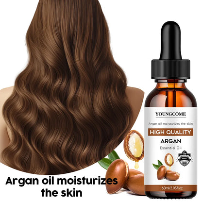 Argan Oil Soft Moisturize Body Skin Adds Shine Enhances natural luster for healthy-looking hair Repairs Damage...