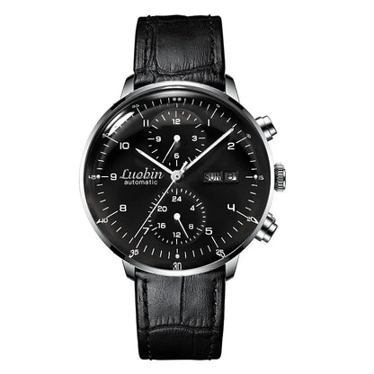 Mens Fashion Mechanical Watches Business Automatic Wristwatch Stainless Steel Luminous Designer Clock Reojes De Hombre...