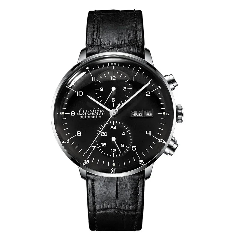Mens Fashion Mechanical Watches Business Automatic Wristwatch Stainless Steel Luminous Designer Clock Reojes De Hombre...