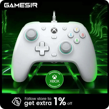 GameSir G7 SE Xbox Wired Gamepad Game Controller for Xbox Series X, Xbox Series S, Xbox One, with Hall Effect Joystick