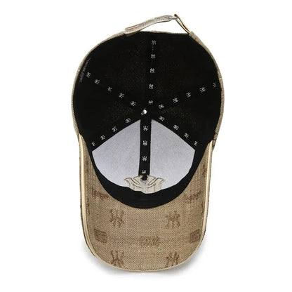 Spring And Autumn New Men's And Women's Baseball Caps Korean Fashion Embroidery Letter Caps Outdoor Leisure Travel Sun Hats