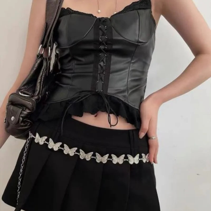 Ethnic Style Waist Chain Accessories Bohemia Versatile Belt Women's Dress High-end Waistband Retro Metal Star Sun Belly Chain - Kimlud
