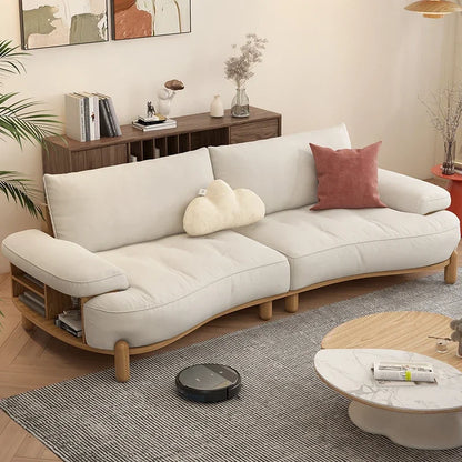 Modern Cute Foam Sofa Modern Europe Girl 3 Seater White Sofa Reading Designer Muebles Para Dormitorio Living Room Furniture - Kimlud