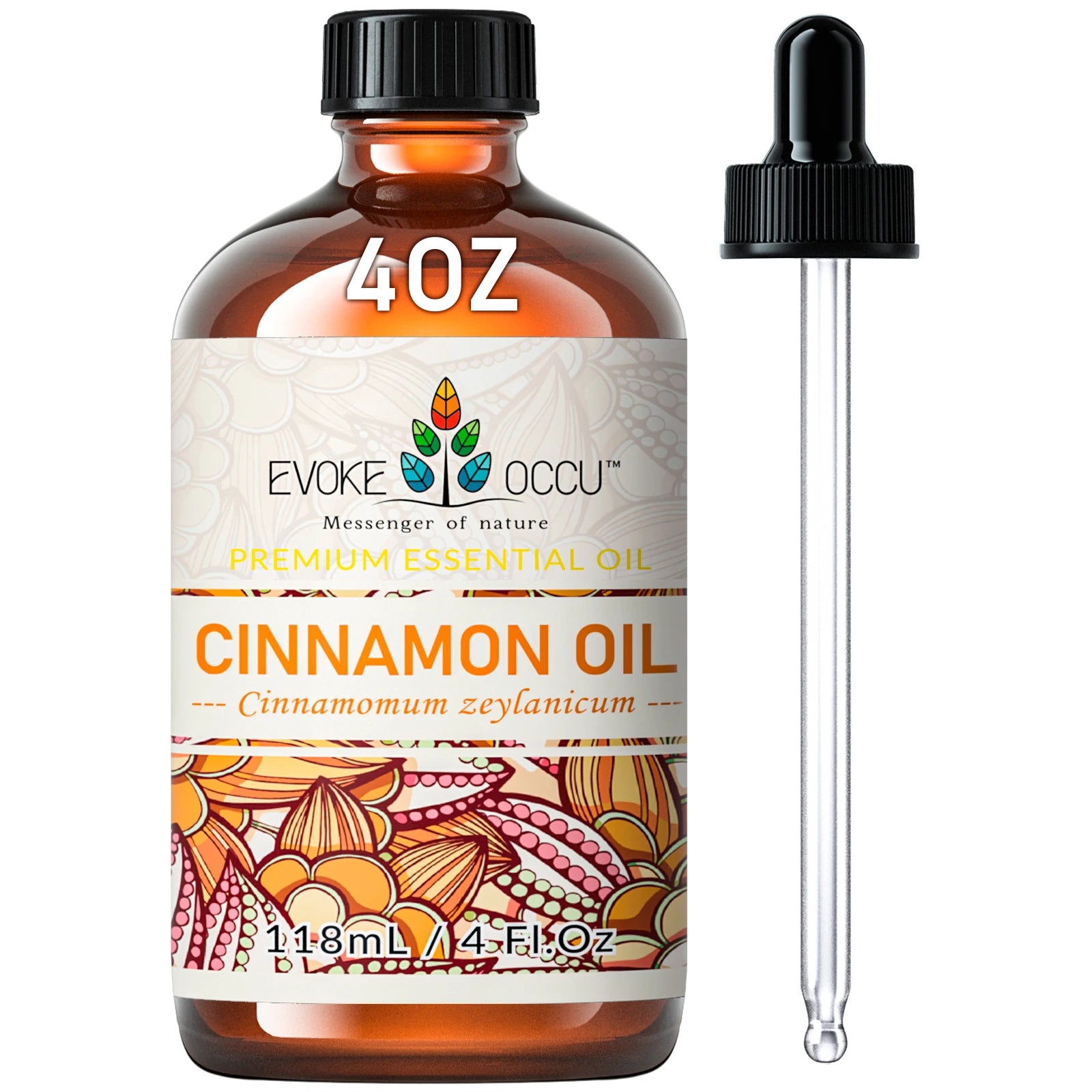 EVOKE OCCU Vanilla Essential Oil 118mL Ylang Rose Orange Aroma for Massage Relaxation Hair Shampoo Conditioner Skin Care Cream - Kimlud
