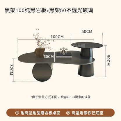 Creative Aesthetic Side Table Luxury Space Saving Coffee Tables Minimalist Modern Mesa De Centro De Sala Living Room Furniture - Kimlud