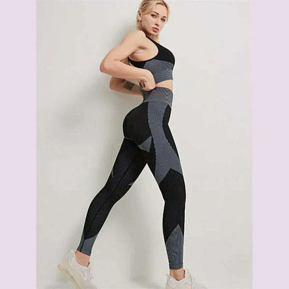 Women High Waist Yoga Leggings Gym Fitness Seamless Leggings Peach Hip Running Sports Pants Sportswear
