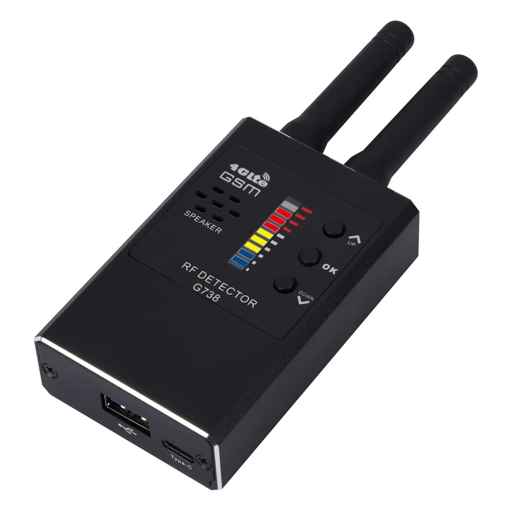 G638 Anti Spy Wireless RF Signal Detector Bug GSM GPS Tracker Hidden Camera Eavesdropping Device Military Professional...