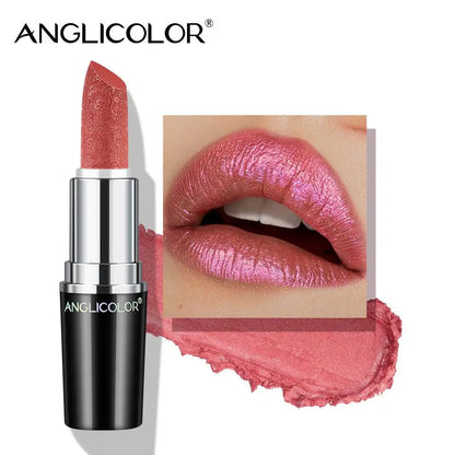 Makeup Non-sticky Non-fading Lipstick Pearlescent Long-lasting Moisturizing Fine Glitter Lip Gloss Hydrating Waterproof Lips Hot