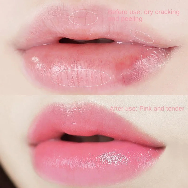 AGAG Warm Change Lipstick Lip Balm Female Moisturising And Nourishing Make Up Korean Lip Stick - Kimlud