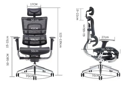 Commercial Furniture 3D Adjus Mesh Chair Ergonomic Office Chair 1 Piece Aluminum Modern 4 Lift 5 Years Optional | Kimlud...