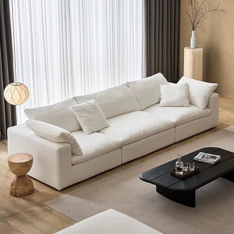 Modern Luxury Living Room Sofa Sectional Set Furniture l Shape 2 3 Seater Velvet Compression Boneless Modular Recliner...
