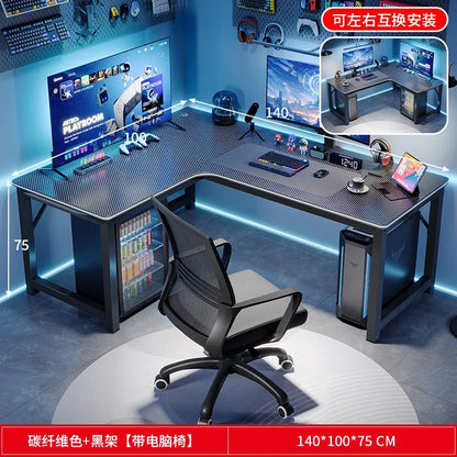 Study Storage Computer Desks Gaming Reading Pc Ergonomic Table Keyboard Notebook Accessories Mesas De Computador Home Furniture - Kimlud
