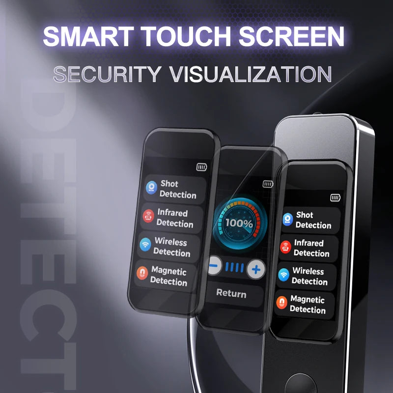 Anti Spy Camera Detector 1.9'' Newest GPS Detector Spy Gadgets Hidden Lens Bug Hunter Wireless Signal Detection Infrared...