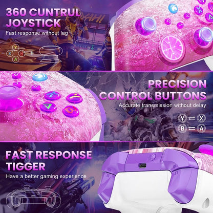 WIFI Gamepad For Xbox One,Xbox Seris S/X PC Dual Vibration 6-axis Gyro Hall Effect Trubo FUNC Wireless Controller Gaming Consola