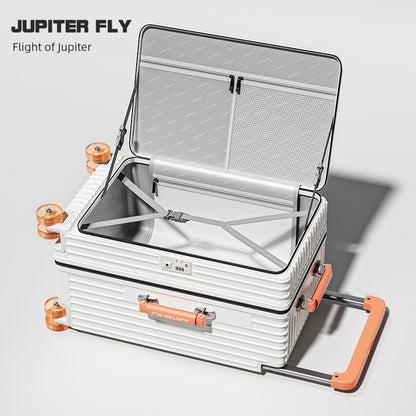 Side Cover Scalable 28-Inch Width Draw-Bar Luggage