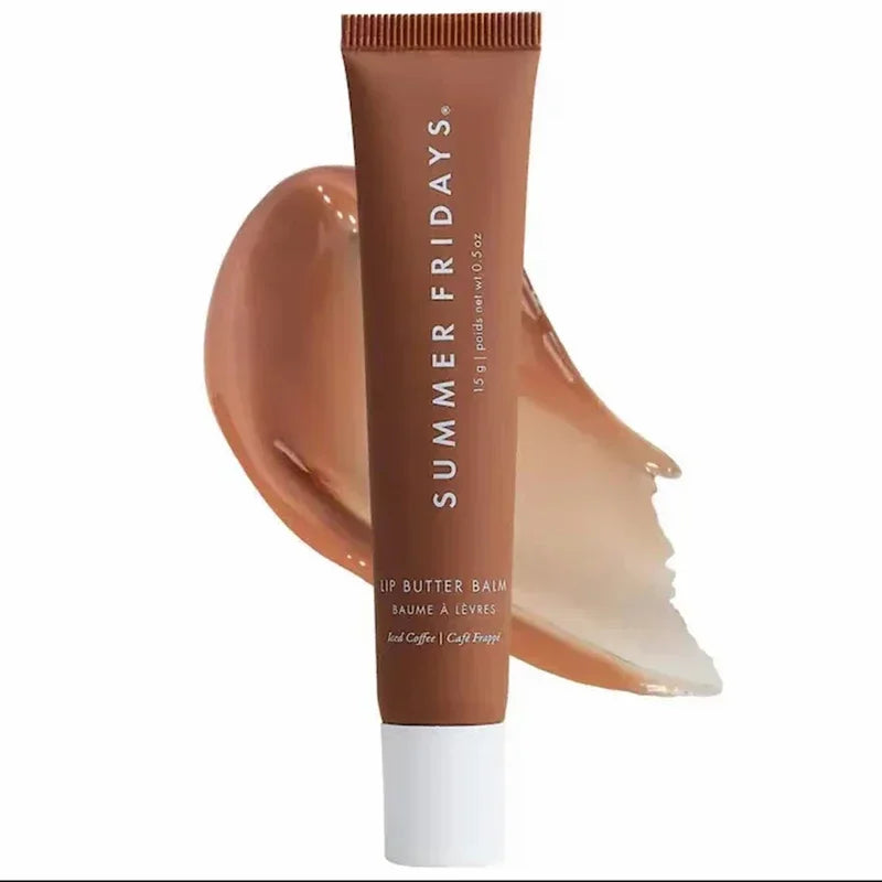 2025 Summer Fridays Lip Balm Hydrating Mirror Lipgloss Lip Vanilla Pink Sugar Coffee Cake Scent Lipstick Transparent Oil Makeup