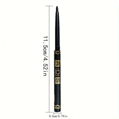 3pcs Black Eyeliner Pencils -Waterproof, Sweatproof & Smudge-Proofwith Easy Twist Application for Flawless Eye Makeup