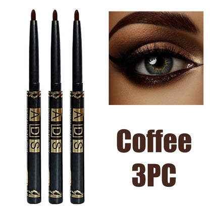 2Pcs Waterproof Black Brown Eyeliner Pencils-Smudge-Proof, Long-Lasting &Beginner-Friendly Smooth High Pigmented Punk...