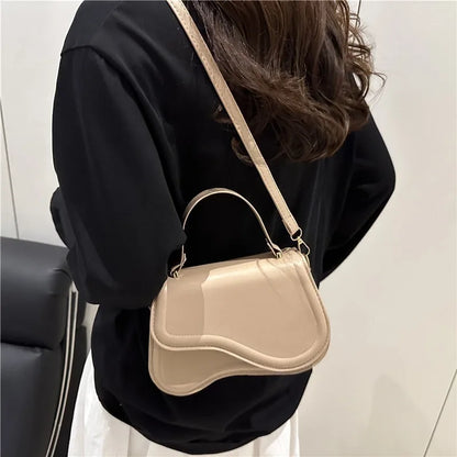 Vintage PU Leather Crossbody Bags for Women Fashion Female Shoulder Tote Phone Square High Quality Designer Design Handbags