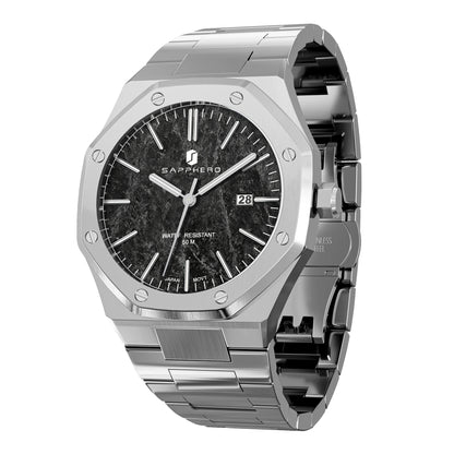 SAPPHERO Rose gold Men watches 30M waterproof stainless steels watches Quartz Watch  Men Business Fashion watches for men watche