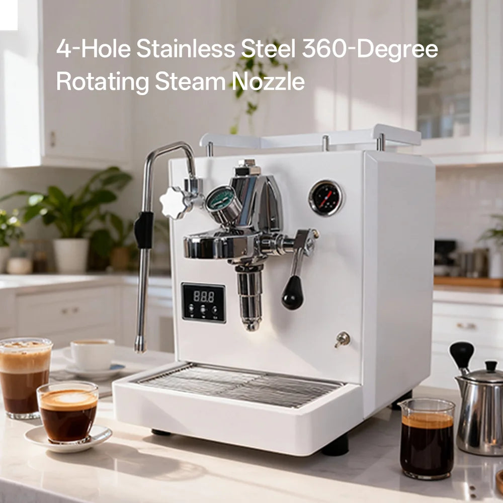 CAFOVO E133 Real E61 Group Head Espresso Machine Rotary Pump Dual Boiler PID Temperature Control Semi-Automatic Coffee Maker - Kimlud
